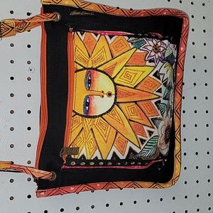 Sun N Sand, Laurel Burch Sun & Flowers. Crossbody purse.